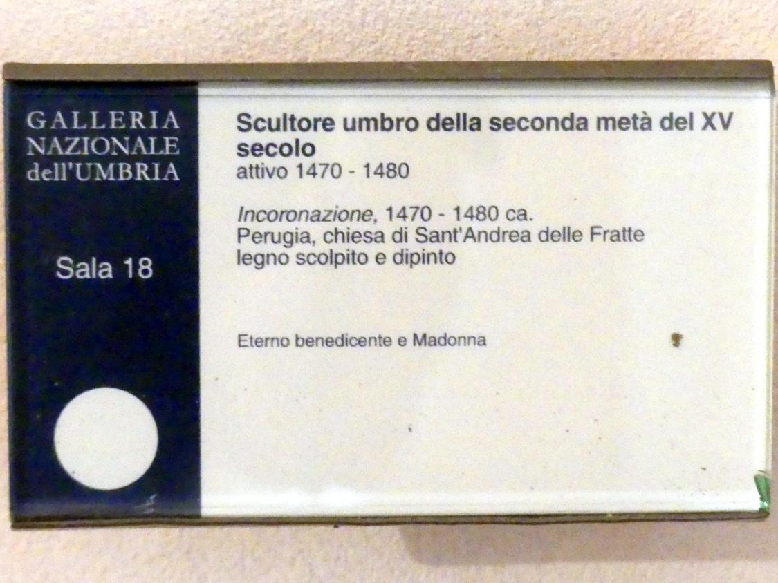 Krönung Mariens, Perugia, Sant'Andrea delle Fratte, jetzt Perugia, Nationalgalerie von Umbrien (Galleria nazionale dell'Umbria), 18: Luca Signorelli, Bartolomeo Caporali, um 1470–1480, Bild 6/6