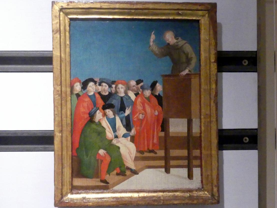 Berto di Giovanni (1506–1524), Predella, Perugia, Chiesa di Sant'Agnese, jetzt Perugia, Nationalgalerie von Umbrien (Galleria nazionale dell'Umbria), 28: Berto di Giovanni, 1517, Bild 5/10