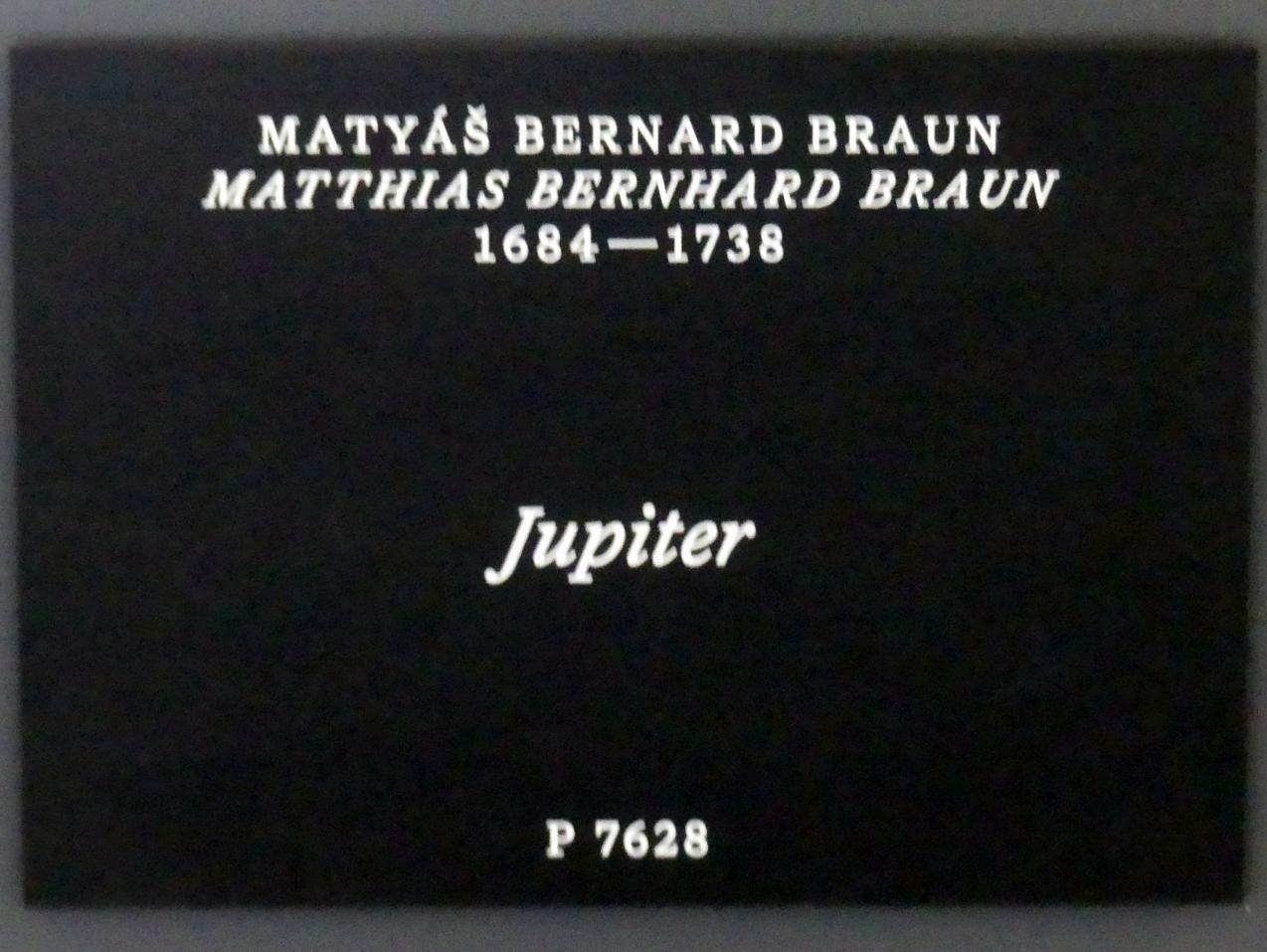 Matthias Bernhard Braun (1710–1725), Jupiter, Prag, Nationalgalerie im Palais Schwarzenberg, Erdgeschoss, Vorhalle, Undatiert, Bild 5/5