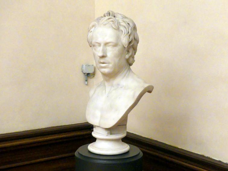 Christopher Hewetson (1779–1785), Bildnis des Anton Raphael Mengs, Prag, Nationalgalerie im Palais Schwarzenberg, 1. Obergeschoss, Saal 2, 1779, Bild 2/4