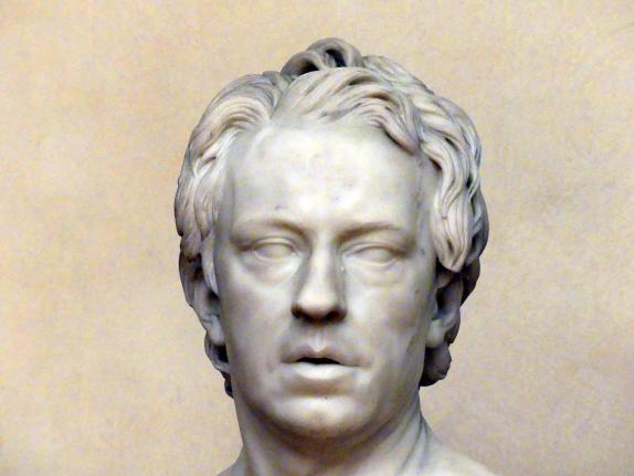 Christopher Hewetson (1779–1785), Bildnis des Anton Raphael Mengs, Prag, Nationalgalerie im Palais Schwarzenberg, 1. Obergeschoss, Saal 2, 1779, Bild 3/4