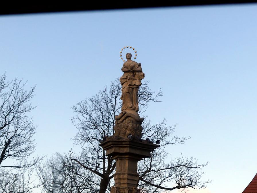 Ferdinand Maximilian Brokoff (1707–1731), Mariensäule auf dem Hradschiner Platz, Prag-Hradschin, Hradschiner Platz, 1725–1736, Bild 3/6