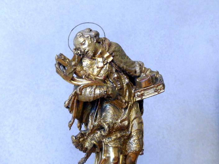 Ignaz Franz Platzer (1752–1765), Hl. Johannes von Nepomuk, Tepl (Teplá), Prämonstratenserabtei Stift Tepl, jetzt Prag, Nationalgalerie im Palais Schwarzenberg, 1. Obergeschoss, Saal 3, um 1750–1760, Bild 3/5