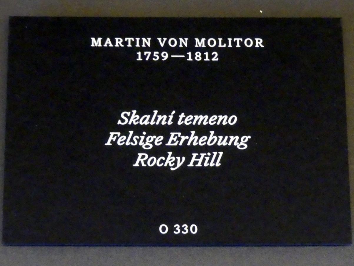Martin von Molitor (1800–1811), Felsige Erhebung, Prag, Nationalgalerie im Palais Schwarzenberg, 1. Obergeschoss, Saal 4, Undatiert, Bild 2/2