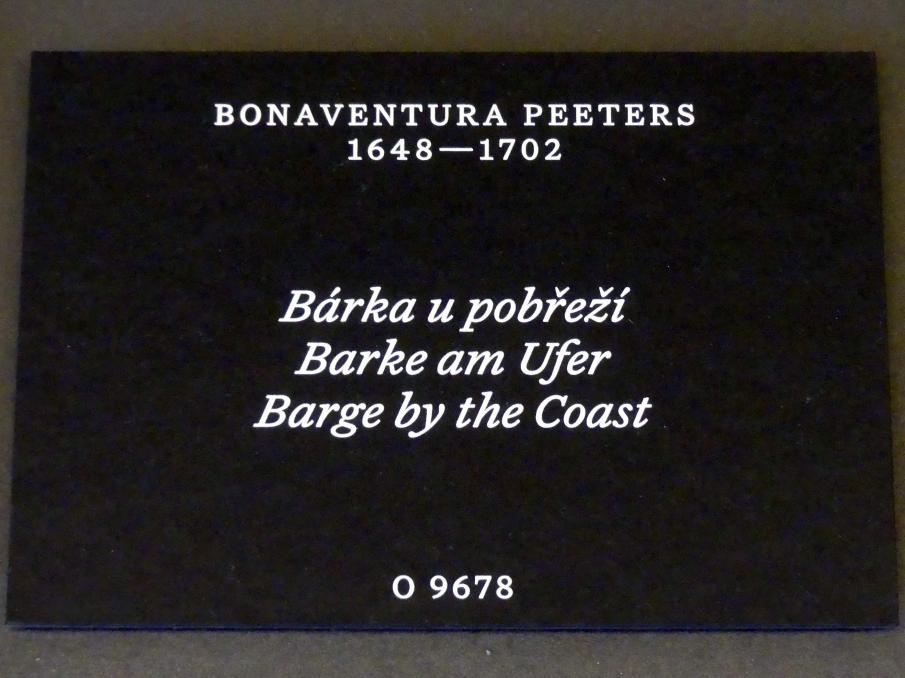 Bonaventura Peeters (1635–1647), Barke am Ufer, Prag, Nationalgalerie im Palais Schwarzenberg, 1. Obergeschoss, Saal 4, Undatiert, Bild 2/2