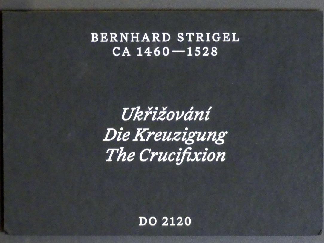 Bernhard Strigel (1475–1528), Die Kreuzigung, Prag, Nationalgalerie im Palais Schwarzenberg, 2. Obergeschoss, Saal 2, Undatiert, Bild 2/2