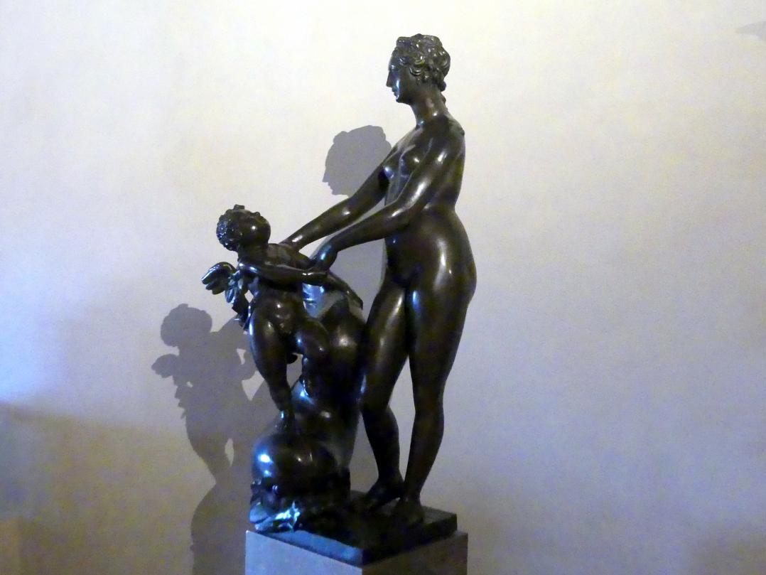 Benedikt Wurzelbauer (1599–1600), Venus und Amor auf einem Delphin, Prag, Nationalgalerie im Palais Schwarzenberg, 2. Obergeschoss, Saal 4, 1599, Bild 2/4