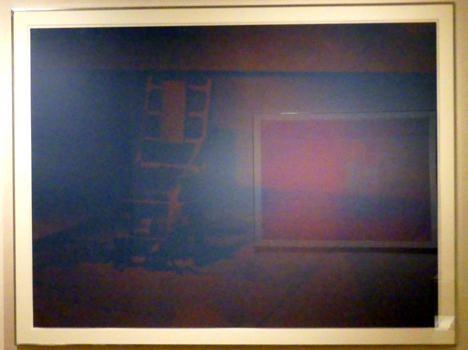 Andy Warhol (1956–1986), Elektrischer Stuhl, Prag, Nationalgalerie im Salm-Palast, Ausstellung "Möglichkeiten des Dialogs" vom 02.12.2018-01.12.2019, Saal 25, 1971, Bild 6/7