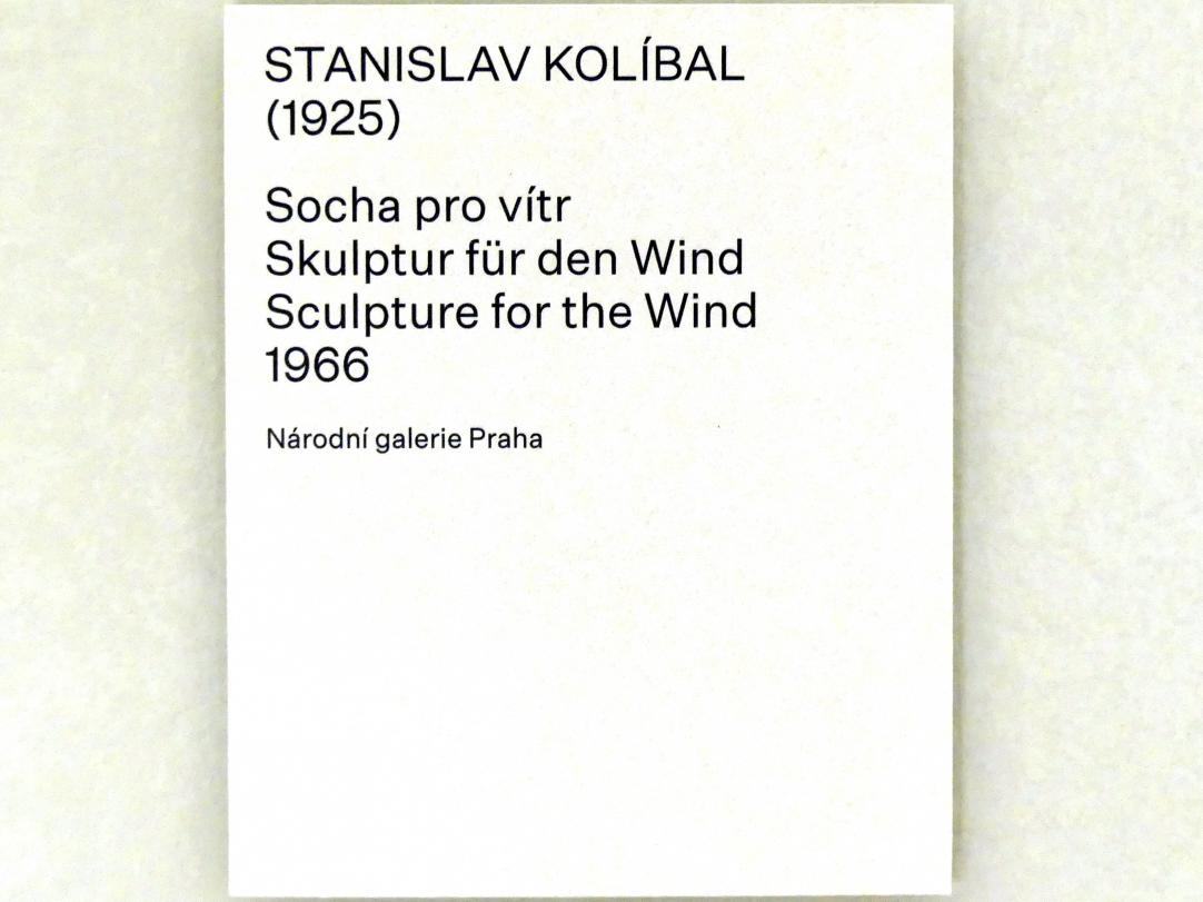 Stanislav Kolíbal (1966–1999), Skulptur für den Wind, Prag, Nationalgalerie im Salm-Palast, Ausstellung "Möglichkeiten des Dialogs" vom 02.12.2018-01.12.2019, Saal 24, 1966, Bild 4/4