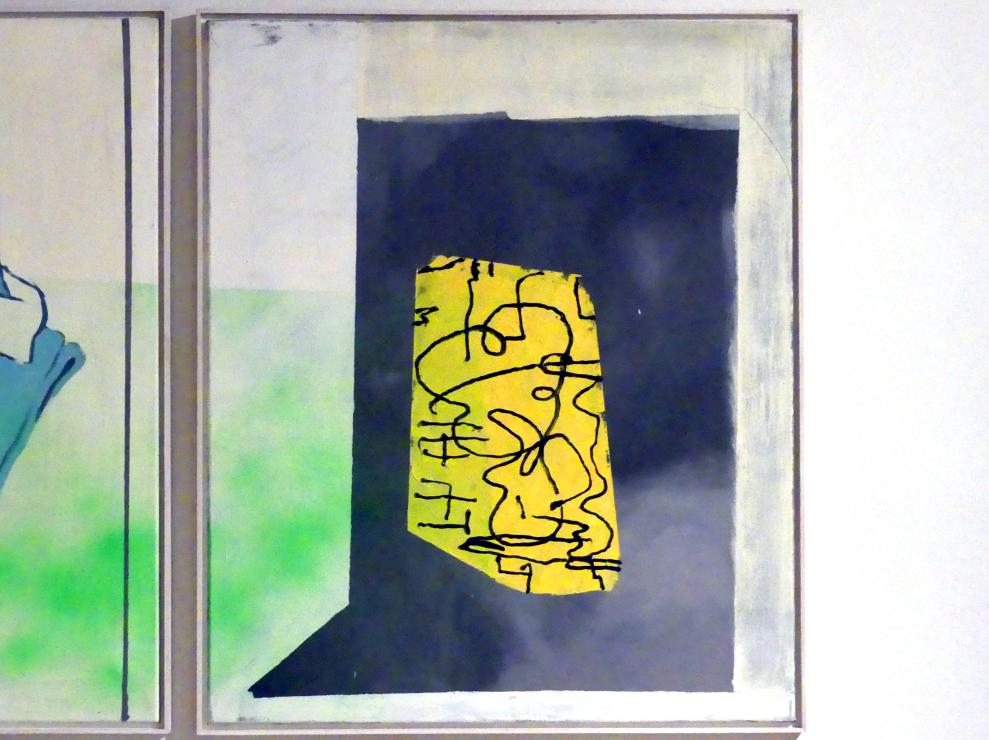 Martin Kippenberger (1984–1996), Das Auge der UNO, Prag, Nationalgalerie im Salm-Palast, Ausstellung "Möglichkeiten des Dialogs" vom 02.12.2018-01.12.2019, Saal 22, 1984, Bild 3/6