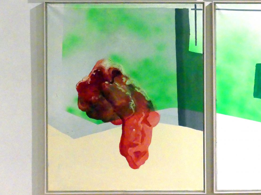 Martin Kippenberger (1984–1996), Das Auge der UNO, Prag, Nationalgalerie im Salm-Palast, Ausstellung "Möglichkeiten des Dialogs" vom 02.12.2018-01.12.2019, Saal 22, 1984, Bild 4/6