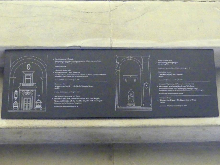 Silvestro dell'Aquila (Silvestro di Giacomo) (1483), Thronende Madonna, Berlin, Bode-Museum, Basilika, Letztes Drittel 15. Jhd., Bild 4/4