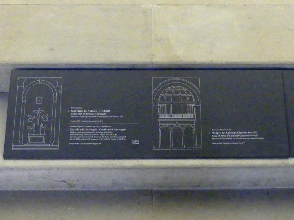Antonio Begarelli (1529–1540), Vier Engel, Modena, Chiesa San Salvatore (am 13. Mai 1944 zerstört), jetzt Berlin, Bode-Museum, Basilika, um 1540, Bild 2/2