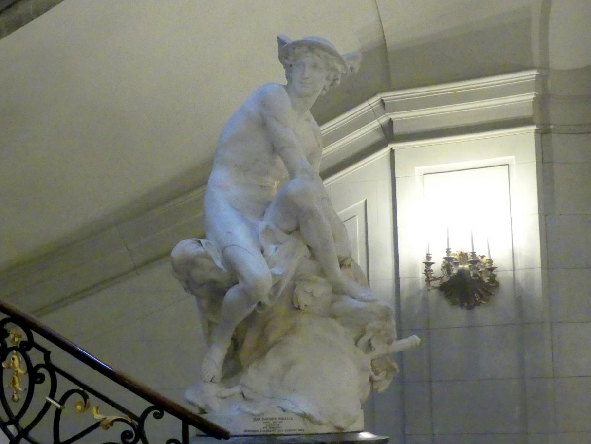 Jean-Baptiste Pigalle (1735–1747), Merkur, Potsdam, Schloss Sanssouci, jetzt Berlin, Bode-Museum, Kleine Kuppel, 1746–1748, Bild 2/3