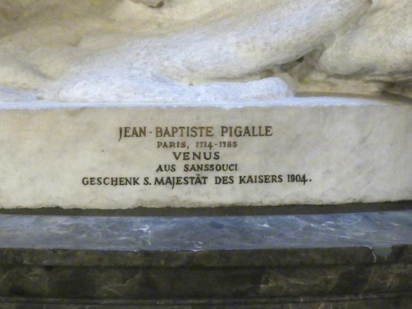 Jean-Baptiste Pigalle (1735–1747), Venus, Potsdam, Schloss Sanssouci, jetzt Berlin, Bode-Museum, Kleine Kuppel, 1746–1748, Bild 4/4