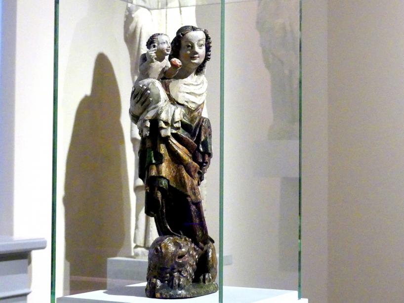 Muttergottes auf dem Löwen, Berlin, Bode-Museum, Saal 111, um 1340–1350, Bild 2/4