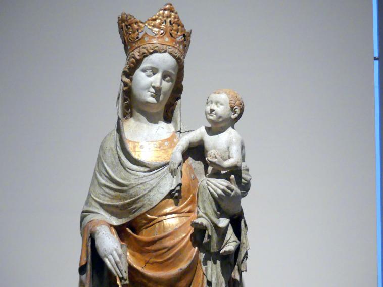 Muttergottes, Berlin, Bode-Museum, Saal 111, um 1330, Bild 2/3