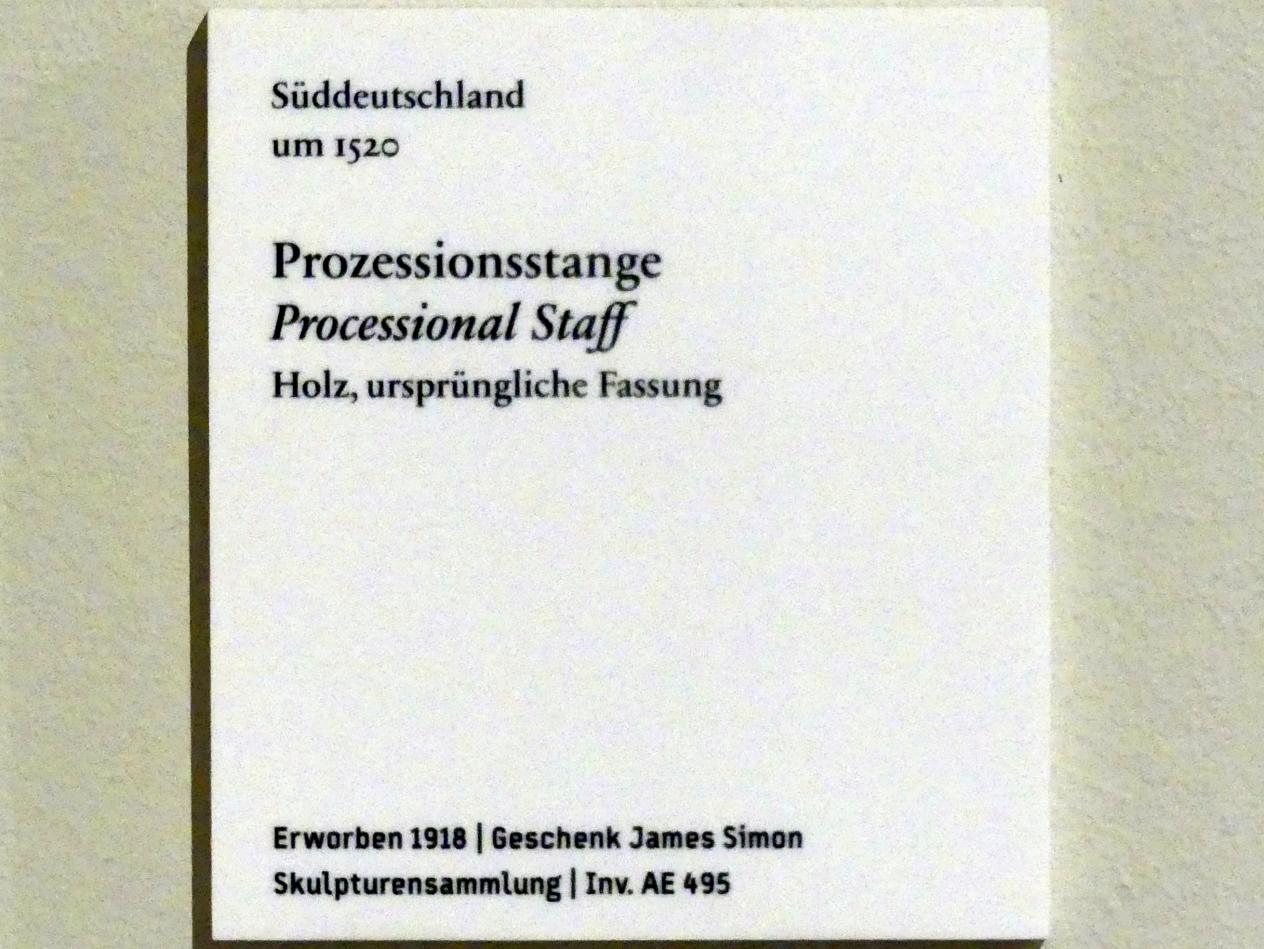 Prozessionsstange, Berlin, Bode-Museum, Saal 107, um 1520, Bild 3/3
