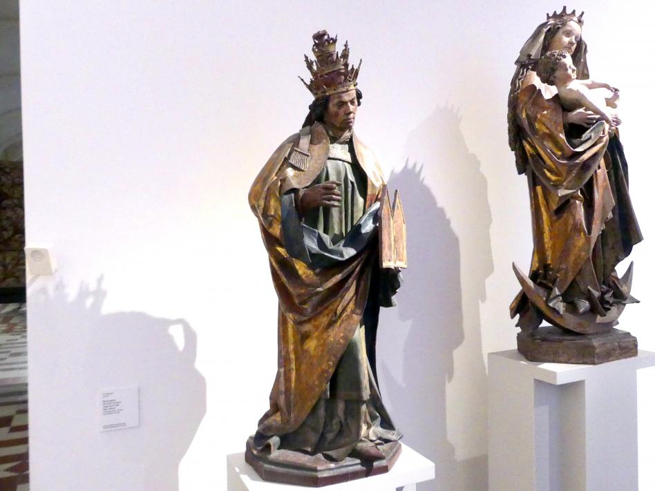 Hl. Papst Sylvester, Berlin, Bode-Museum, Saal 106, um 1480, Bild 3/5