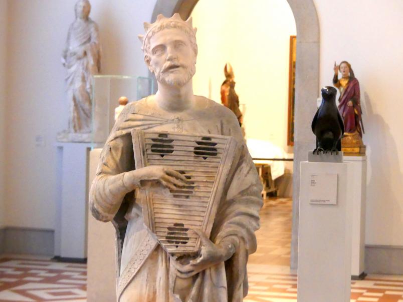 Jacopo di Piero Guidi (1382), Engel mit Psalter, Florenz, Dom Santa Maria del Fiore, jetzt Berlin, Bode-Museum, Saal 108, 1382–1383, Bild 3/5