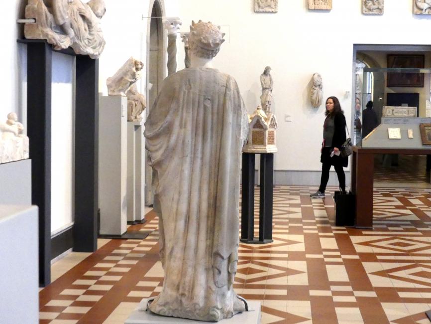 Jacopo di Piero Guidi (1382), Engel mit Psalter, Florenz, Dom Santa Maria del Fiore, jetzt Berlin, Bode-Museum, Saal 108, 1382–1383, Bild 4/5