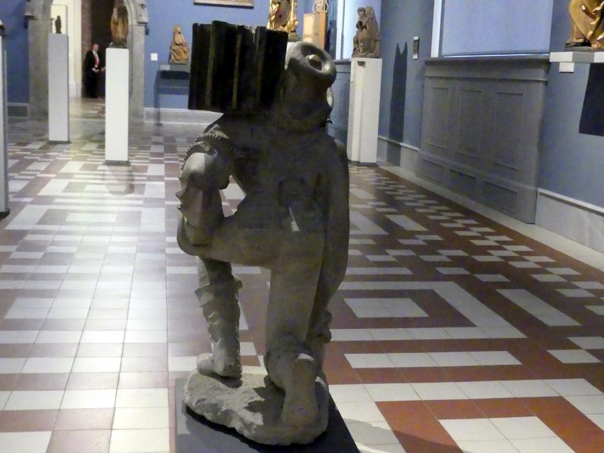 Kanzelträger aus der Stiftskirche von Öhringen, Berlin, Bode-Museum, Saal 109, um 1490, Bild 4/5