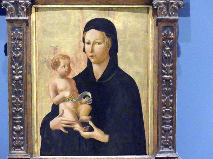 Paolo Uccello (Paolo di Dono) (1435–1467), Madonna mit Kind, Berlin, Bode-Museum, Saal 121, um 1435, Bild 2/4