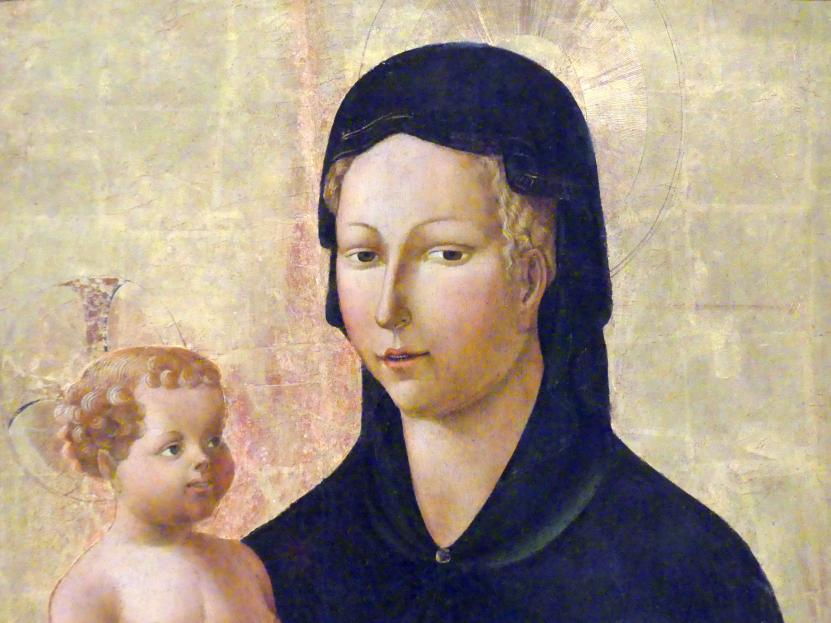 Paolo Uccello (Paolo di Dono) (1435–1467), Madonna mit Kind, Berlin, Bode-Museum, Saal 121, um 1435, Bild 3/4