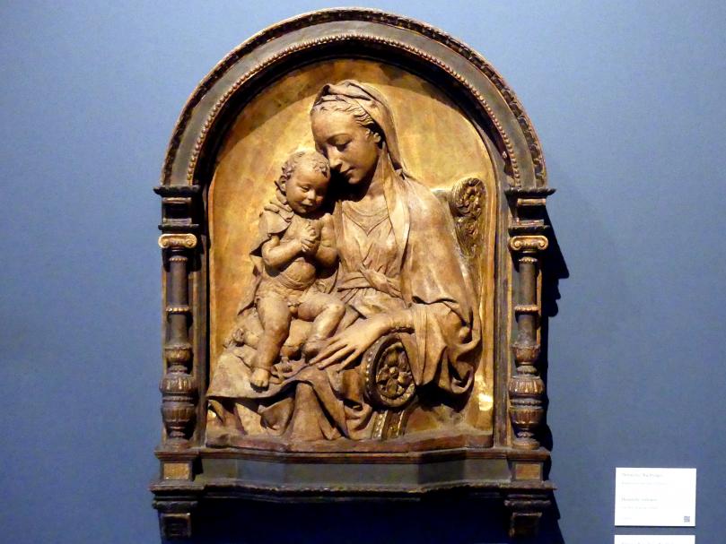 Antonio Rossellino (Nachfolger) (1479), Maria mit Kind, Berlin, Bode-Museum, Saal 122, um 1470–1480