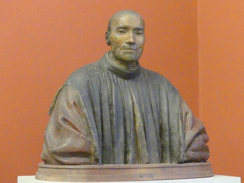 Bildnis des Palla di Bernardo Rucellai (?), Florenz, Palazzo Rucellai, jetzt Berlin, Bode-Museum, Saal 123, um 1525, Bild 2/4
