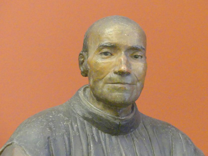 Bildnis des Palla di Bernardo Rucellai (?), Florenz, Palazzo Rucellai, jetzt Berlin, Bode-Museum, Saal 123, um 1525, Bild 3/4