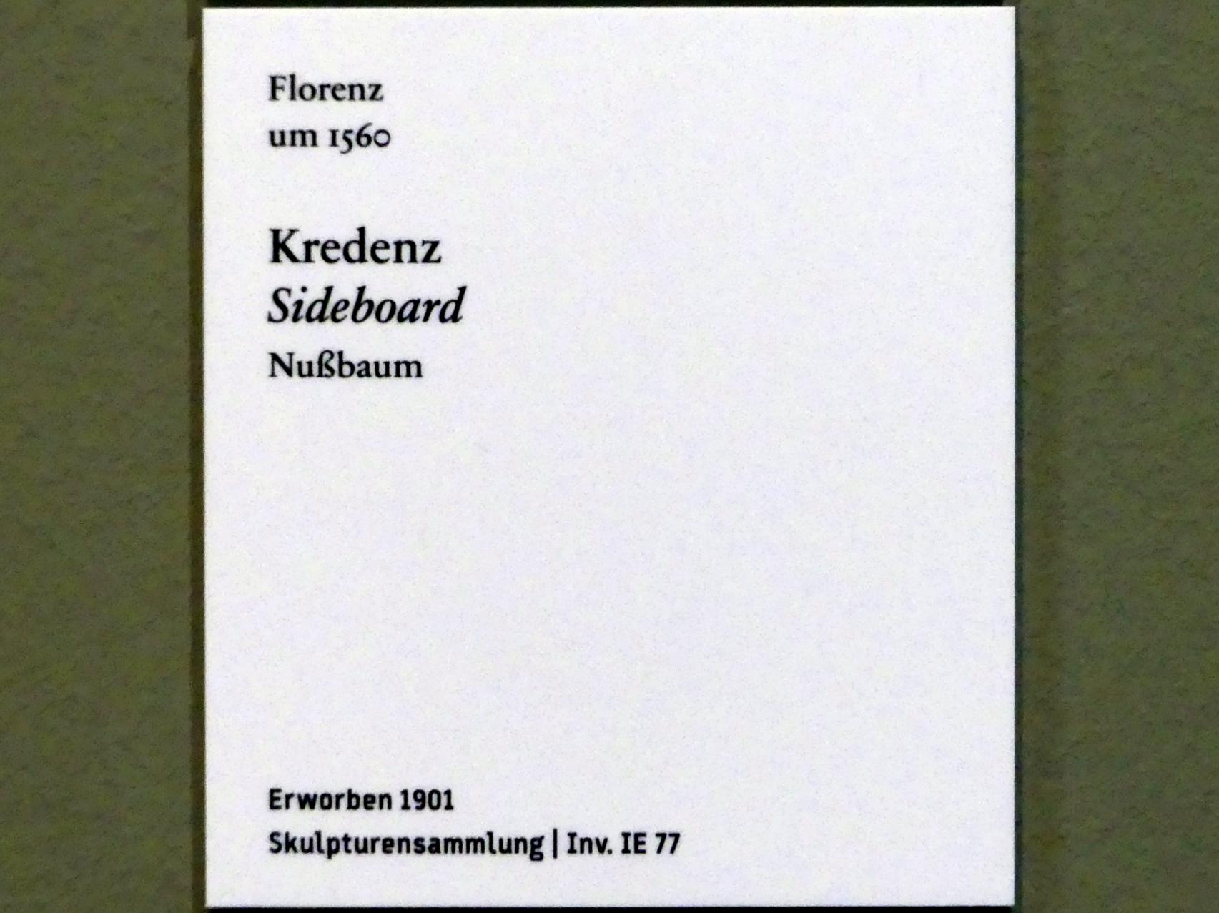 Kredenz, Berlin, Bode-Museum, Saal 124, um 1560, Bild 3/3