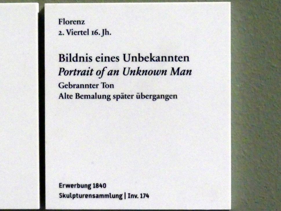Bildnis eines Unbekannten, Berlin, Bode-Museum, Saal 124, 2. Viertel 16. Jhd., Bild 3/3