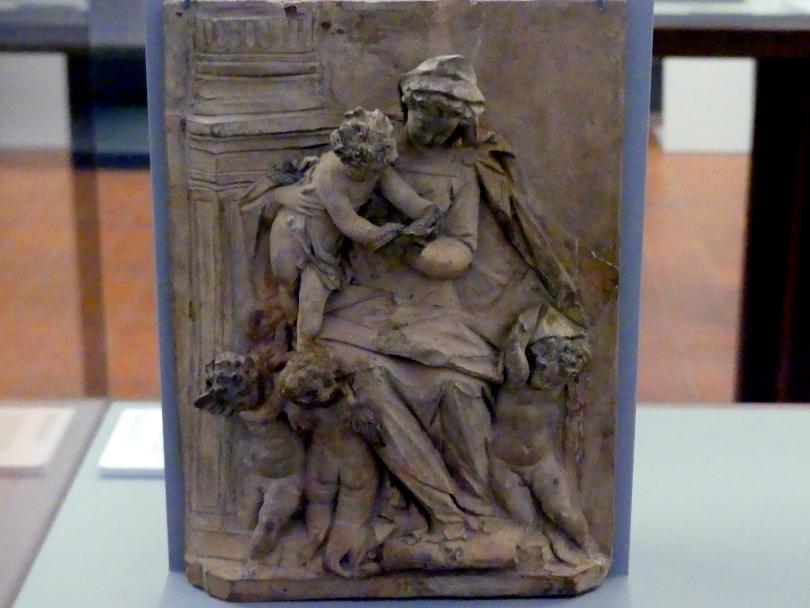 Niccolò Roccatagliata: Maria mit dem Kind und Engeln, um 1600