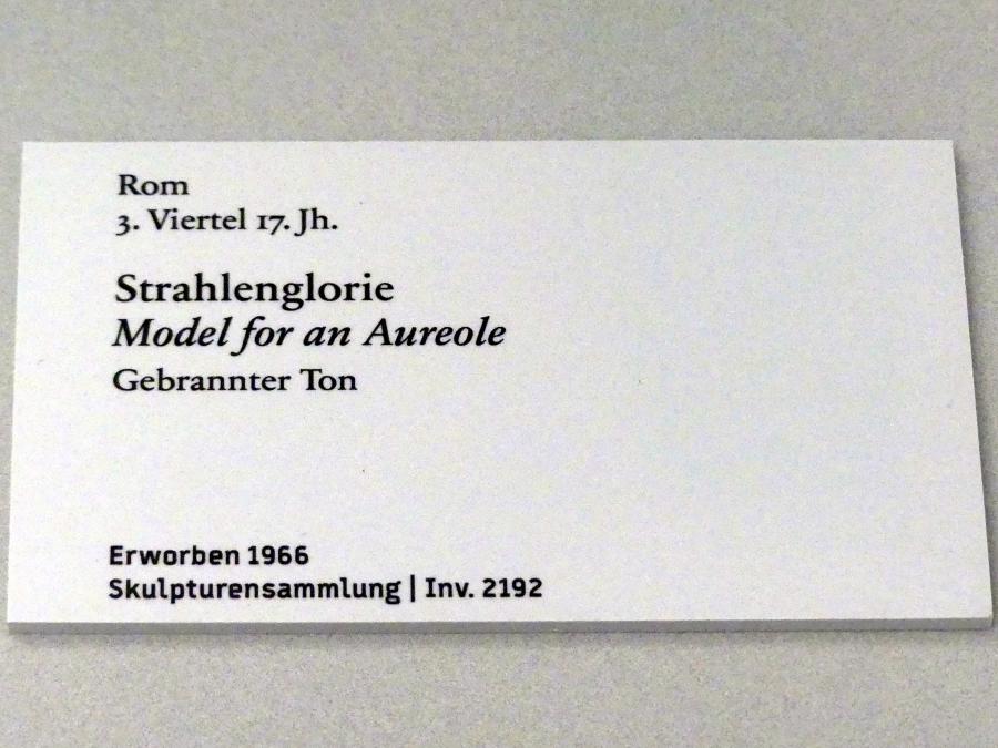 Strahlenglorie, Berlin, Bode-Museum, Saal 131, 3. Viertel 17. Jhd., Bild 2/2