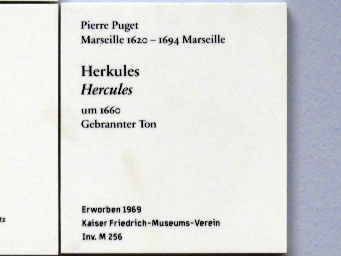 Pierre Puget (1660–1665), Herkules, Berlin, Bode-Museum, Saal 131, um 1660, Bild 5/5