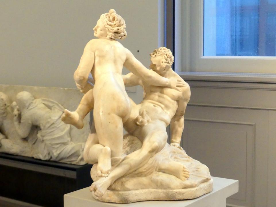 Satyr und Nymphe, Berlin, Bode-Museum, Saal 134, 18. Jhd., Bild 2/3