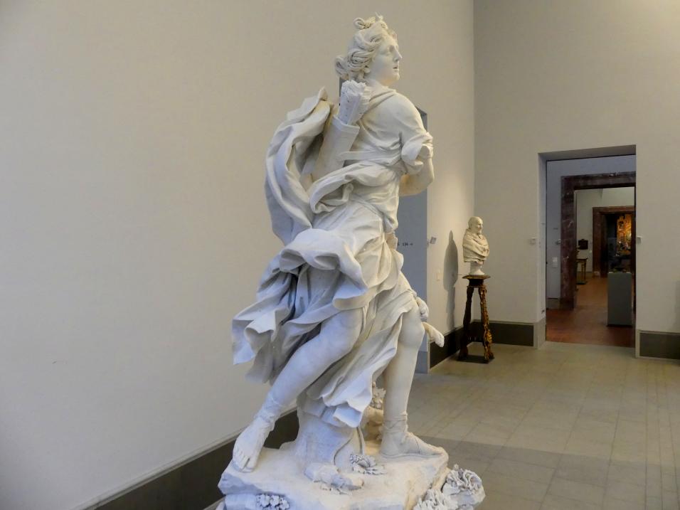Bernardino Cametti (1718), Diana als Jägerin, Berlin, Bode-Museum, Saal 134, 1717–1720, Bild 2/5