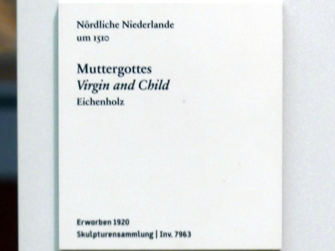 Muttergottes, Berlin, Bode-Museum, Saal 209, um 1510, Bild 4/4