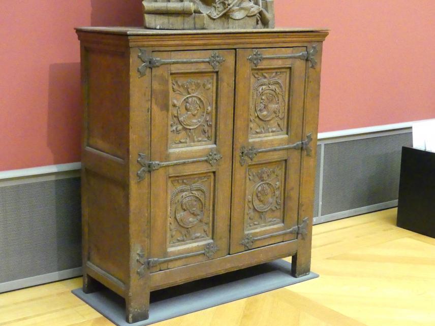 Schrank, Berlin, Bode-Museum, Saal 209, 2. Hälfte 16. Jhd., Bild 2/3