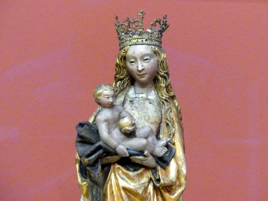Muttergottes, Berlin, Bode-Museum, Saal 209, um 1500, Bild 2/3