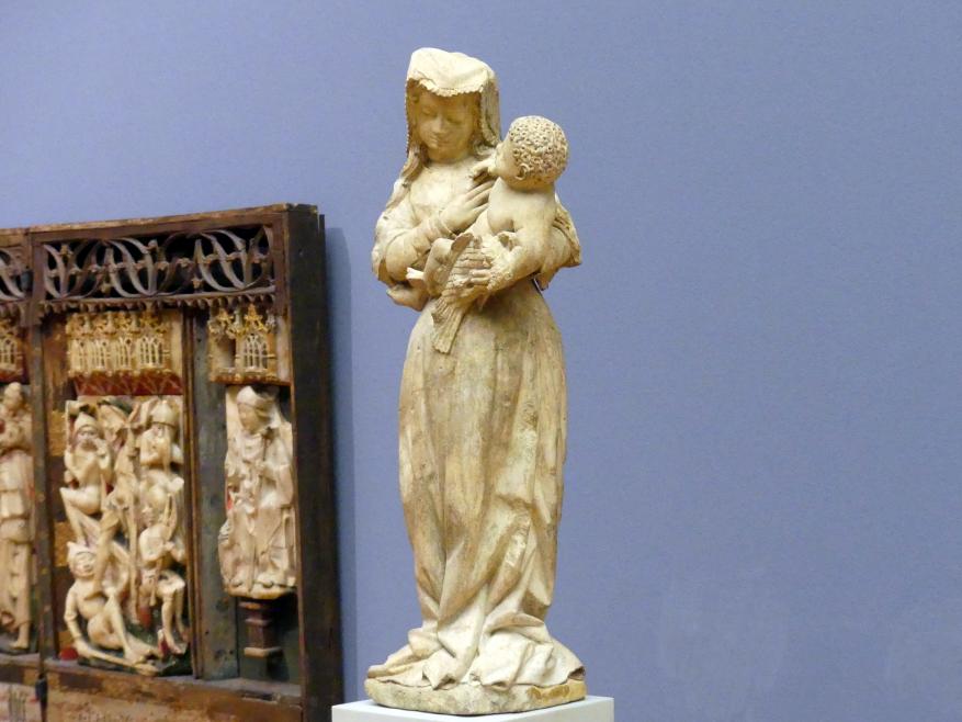 Muttergottes mit dem Papagei, Berlin, Bode-Museum, Saal 210, um 1440, Bild 2/5