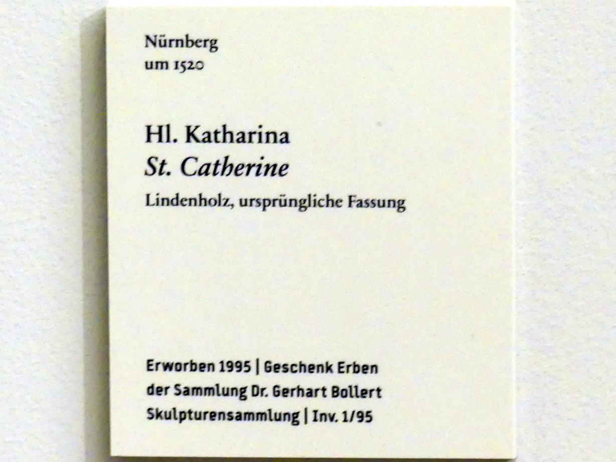 Hl. Katharina, Berlin, Bode-Museum, Saal 213, um 1520, Bild 3/3