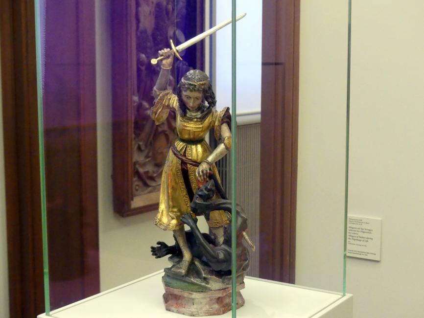 Hl. Georg im Kampf mit dem Drachen, Berlin, Bode-Museum, Saal 214, um 1520, Bild 2/4