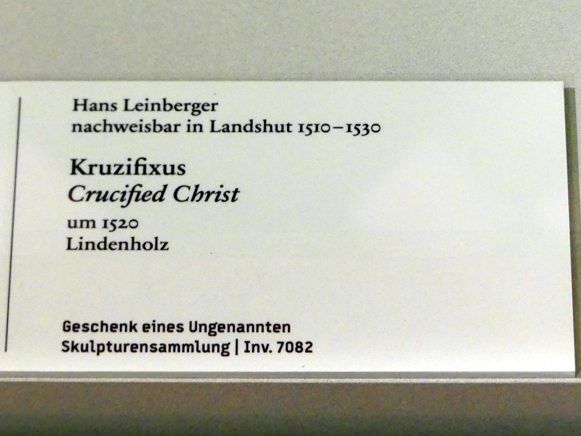 Hans Leinberger (1515–1527), Kruzifixus, Berlin, Bode-Museum, Saal 214, um 1520, Bild 2/2