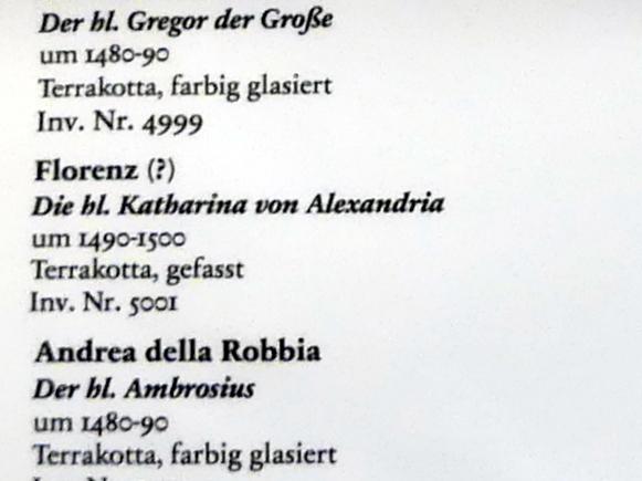 Die hl. Katharina von Alexandrien, Berlin, Bode-Museum, Saal 216, um 1490–1500, Bild 2/2