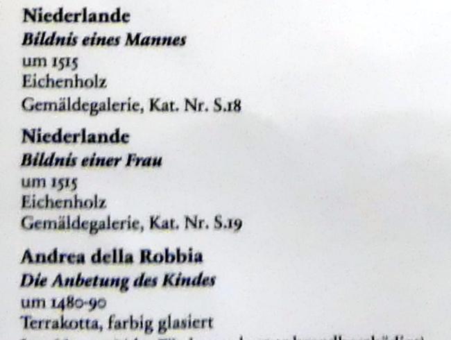 Bildnis einer Frau, Berlin, Bode-Museum, Saal 216, um 1515, Bild 2/2