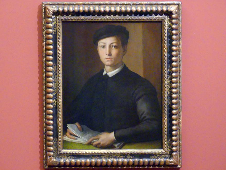 Agnolo di Cosimo di Mariano (Bronzino) (1526 - 1560): Bildnis eines Jünglings, um 1560
