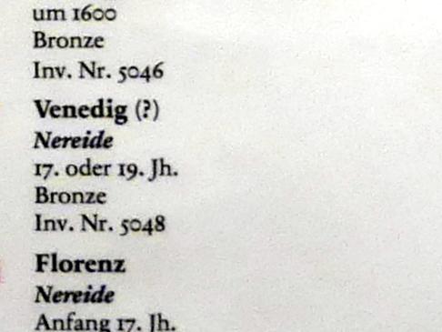 Nereide, Berlin, Bode-Museum, Saal 216, Undatiert, Bild 2/2