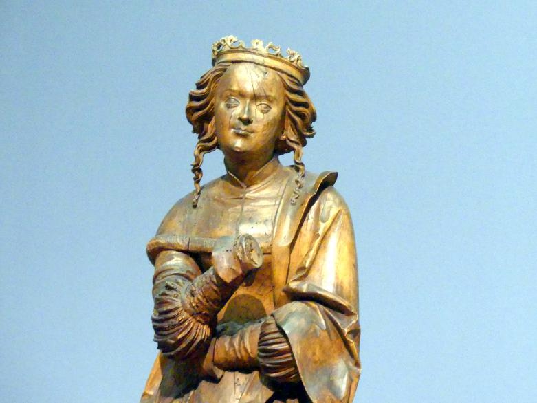 Weibliche Heilige (Katharina?), Berlin, Bode-Museum, Saal 215, um 1520, Bild 3/4